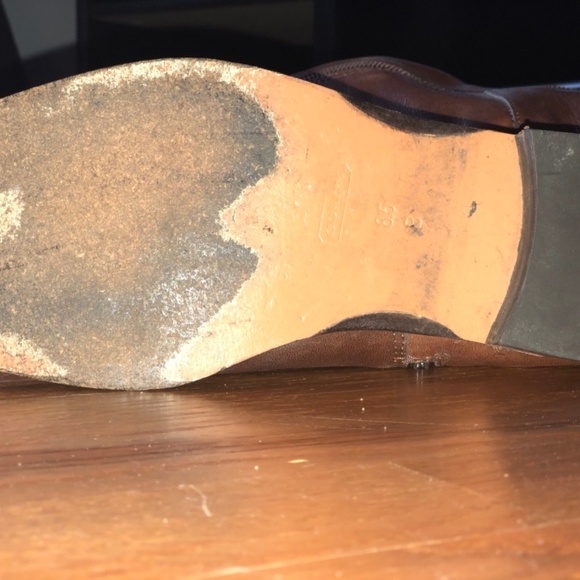 Coach Tall Boot 8.5 Brown Excellent Condition - Picture 4 of 4